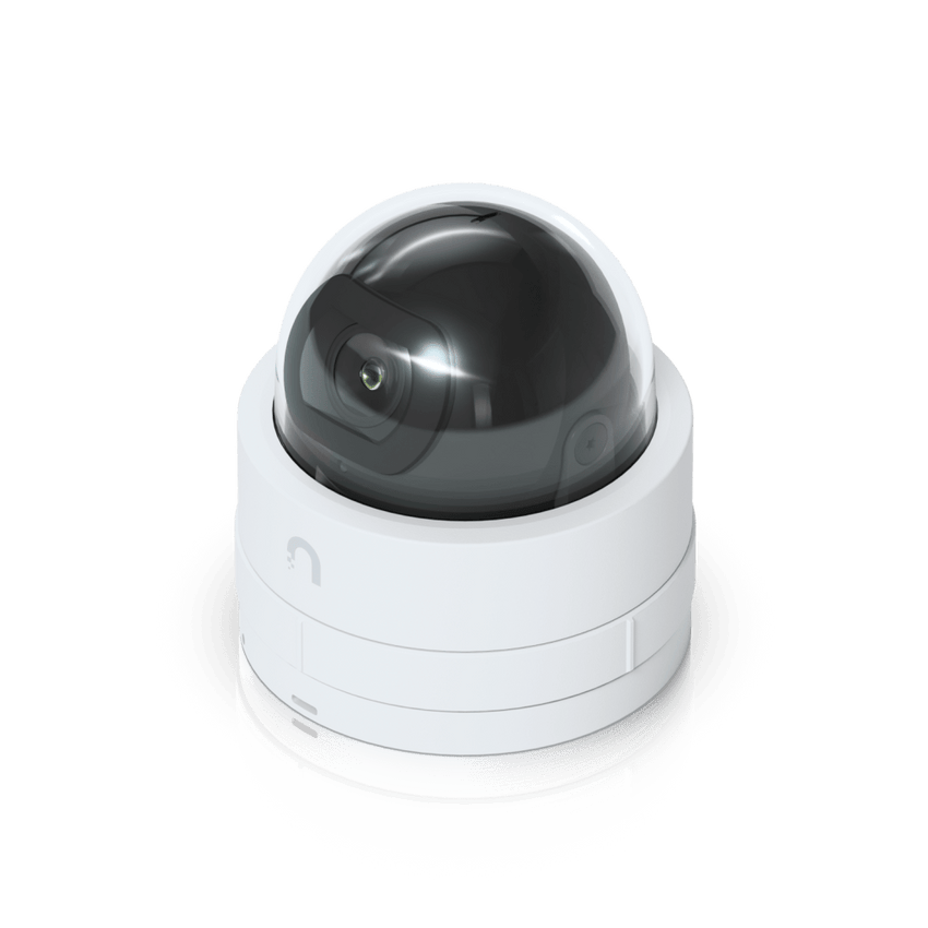 Cámara IP UniFi G5 Domo Ultra, de bajo perfil para interior, 2K (4MPX), ángulo amplio 102.4°, visión nocturna IR hasta 20 mts, detección de eventos, para pared o techo