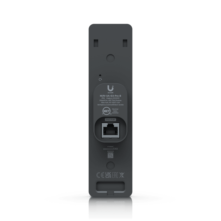 Lector de Acceso G3 Pro con NFC, PIN, App UniFi Identity, Reconocimiento Facial y Touch Pass, Intercomunicador con Video, Resistencia IP55 y Alimentación PoE