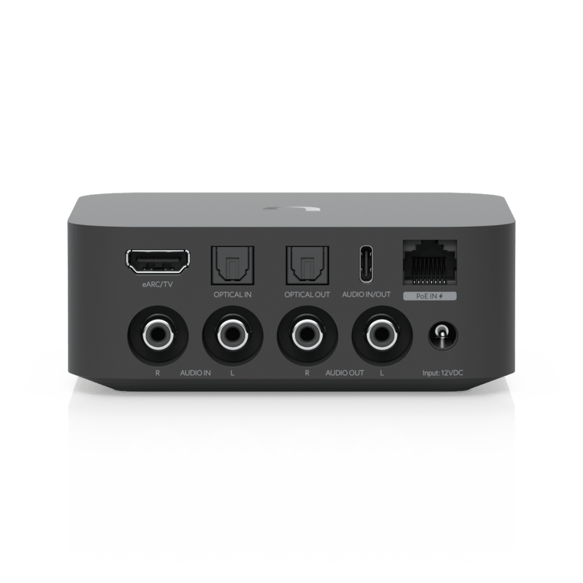 Streamer de Audio Digital PoE Multi-Zona Compacto con Diseño Versátil, Control Intuitivo y Compatibilidad con Múltiples Servicios de Streaming de Música