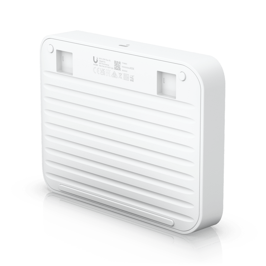 USW Flex XG Switch Capa 2, Compacto de 4 Puertos 10GbE, Puede ser Alimentado por un Puerto GbE PoE+ o con un Adaptador 5 Vcc USB-C