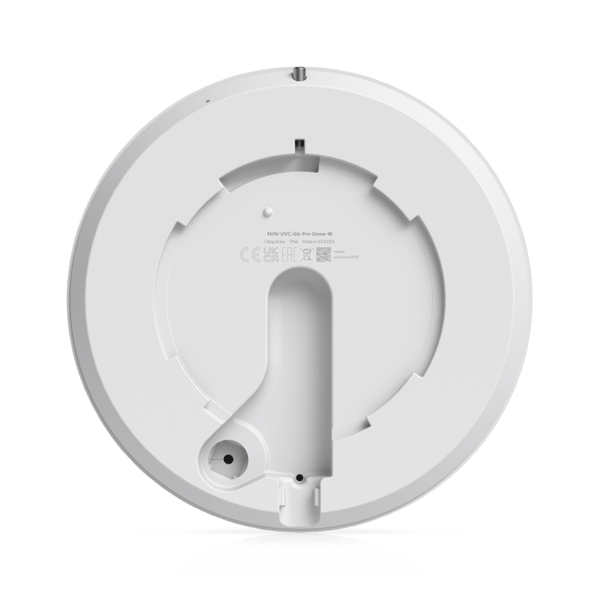 UniFi Protect G6 Pro Dome – Cámara 4K PoE+ Antivandálica y Todo Clima con Motor de IA Multi-TOPS, Zoom Óptico 2.36× y Sensor CMOS 1/1.2 y Visión Noctura IR de Largo Alcance