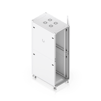 UACC Rack Cabinet 42U (600 × 1000 mm) – Gabinete de Piso Totalmente Ensamblado con Ventiladores Integrados, Paneles Removibles, Ruedas con Seguro y Puerta Frontal de Vidrio Templado