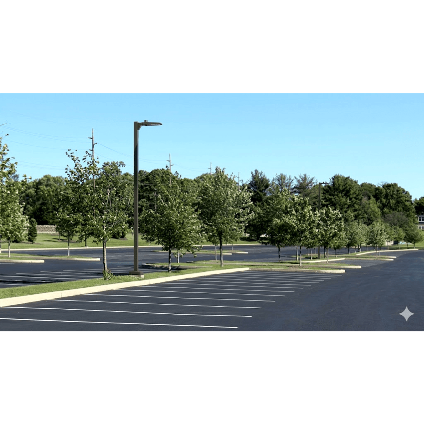 Luminaria LED EAX / 5,000-30,000 Lúmenes Ajustables / Temperatura de Color 30K-50K Switchable / 4 Ópticas SwitchOptics™ Type II-V / Montaje Universal UPM / IP66 / 120-347V
