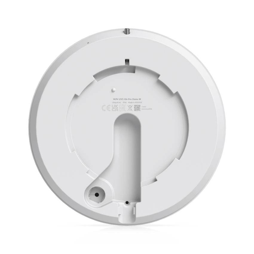 UniFi Protect G6 Pro Dome – Cámara 4K PoE+ Antivandálica y Todo Clima con Motor de IA Multi-TOPS, Zoom Óptico 2.36× y Sensor CMOS 1/1.2 y Visión Noctura IR de Largo Alcance