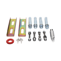 Kit COMPLETO Barrera Derecha XBF Con Corona LED / Brazo Iluminado de 3M / Incluye Sensor de Masa, Transformador, Lazo Magnético, Ancla, Fotoceldas y 2 Controles Inalámbricos