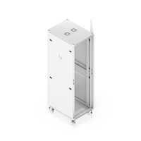 UACC Rack Cabinet 42U (600 × 800 mm) – Gabinete de Piso Totalmente Ensamblado con Ventiladores Integrados, Paneles Removibles, Ruedas con Seguro y Puerta Frontal Perforada para Óptimo Flujo de Aire
