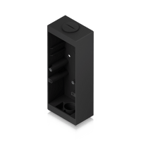 Caja de Conexión Color Negro para Lectores Profesionales UniFi Access y Doorbell, Montaje en Superficie Plana, Compatible con Conduit de 3/4”