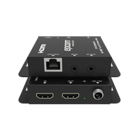 Kit Extensor HDMI | 4K30 hasta 100m | Cat6 | Transmisión sin Compresión | Soporta PoC Bidireccional | EDID y Audio 5.1CH