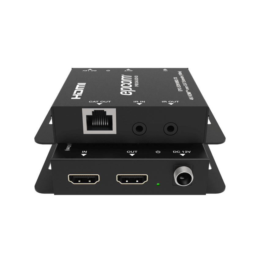 Kit Extensor HDMI | 4K30 hasta 100m | Cat6 | Transmisión sin Compresión | Soporta PoC Bidireccional | EDID y Audio 5.1CH