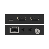 Extensor HDMI 4K@60Hz | PoC Bidireccional | HDR y Dolby Vision | Audio ARC y Óptico | Transmisión hasta 70m por CAT6