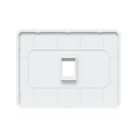 Placa de Pared Horizontal Universal para Keystone de 1 Puerto con Cubierta Pintable, Acabado Personalizable, Paquete con 4 Piezas