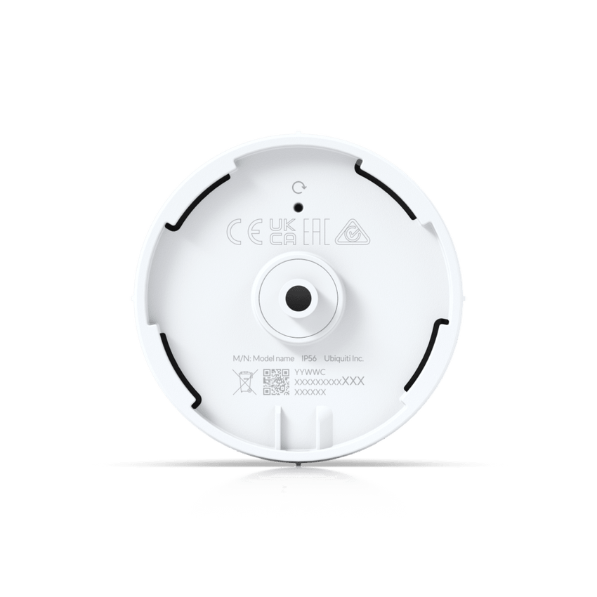 Cámara IP UniFi G5 Domo Ultra, de bajo perfil para interior, 2K (4MPX), ángulo amplio 102.4°, visión nocturna IR hasta 20 mts, detección de eventos, para pared o techo