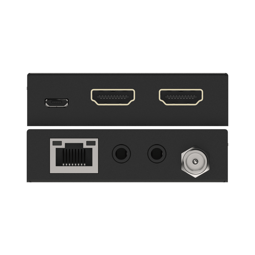 Extensor HDMI 4K@60Hz | PoC Bidireccional | HDR y Dolby Vision | Audio ARC y Óptico | Transmisión hasta 70m por CAT6