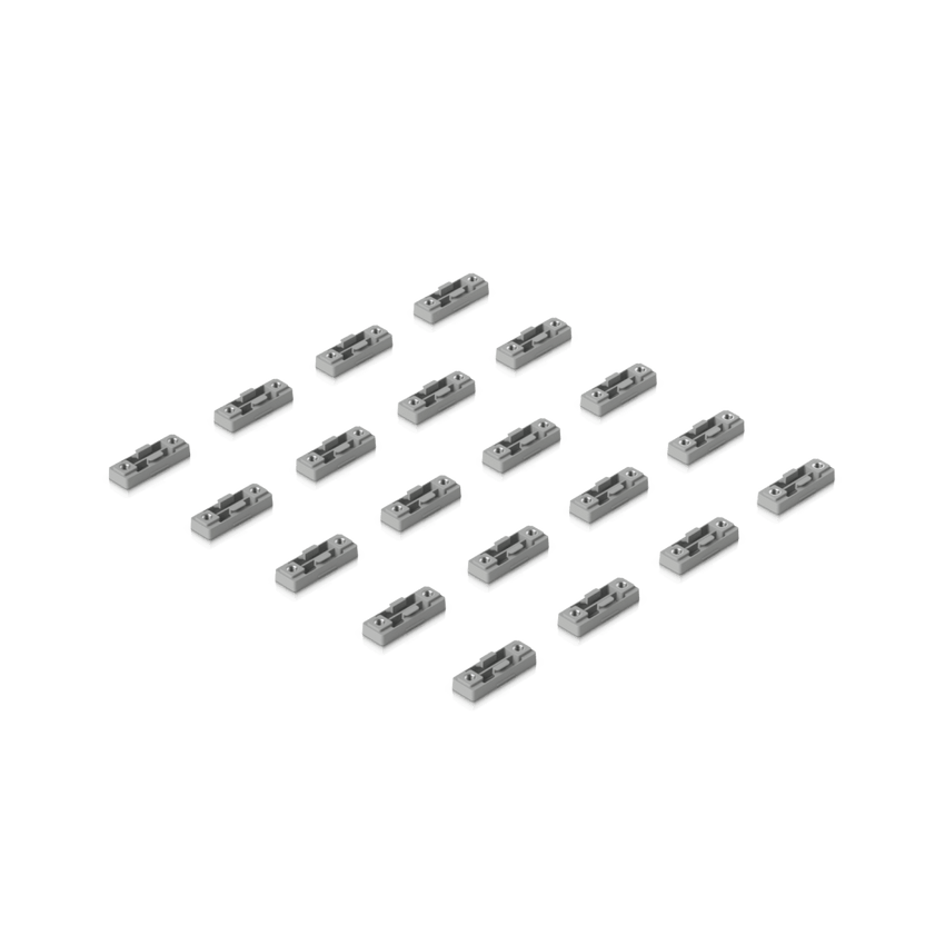 UACC Precision Rack Mount Kit (20 Piezas) – Insertos de Montaje 1UR con Tuercas Jaula Alineadas para Instalaciones de Rack Uniformes