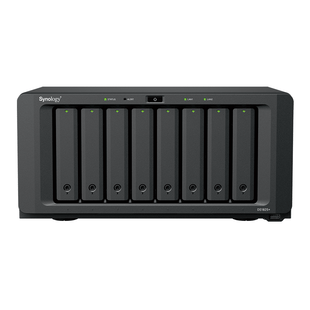 NAS DiskStation DS1825+ | 8 Bahías | AMD Ryzen V1500B | 8 GB DDR4 ECC | Hasta 2,239 MB/s Lectura | 2 Puertos 2.5GbE | Expansión PCIe 3.0 | Compatible con 10GbE y 25GbE | Caché SSD M.2 | Synology DSM.