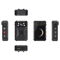 Body Camera Portátil / Grabación a 2K / Pantalla 2.4" LCD / IP68 / H.265 / 64GB de Almacenamiento / GPS / WIFI / 3G y 4G / Fotos de Hasta 40 Megapixel / Micrófono Integrado