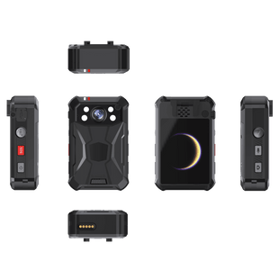 Body Camera Portátil / Grabación a 2K / Pantalla 2.4" LCD / IP68 / H.265 / 64GB de Almacenamiento / GPS / WIFI / 3G y 4G / Fotos de Hasta 40 Megapixel / Micrófono Integrado