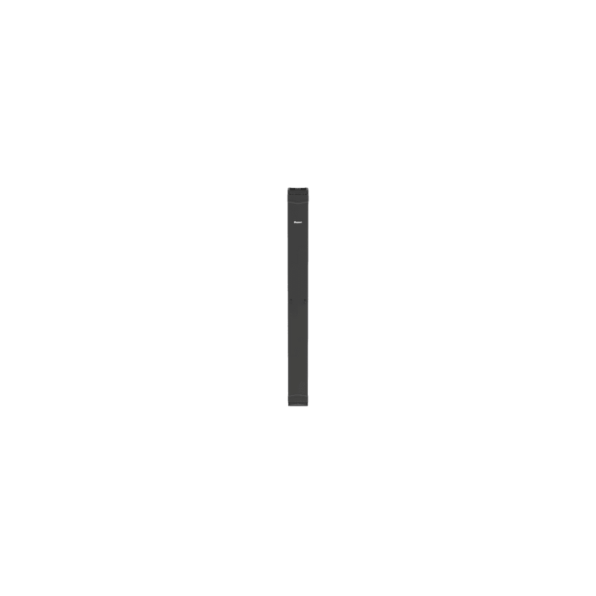 Organizador Vertical PatchRunner™, Sencillo (Solo Frontal), Para Rack Abierto de 45 Unidades, 8 in de Ancho, Color Negro