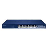 Switch Gestionado PoE++ 802.3bt / 16 Puertos Gigabit PoE++ 95W + 8 Puertos Gigabit + 4 Puertos 10G SFP+ / Presupuesto PoE 420W / IPv6/IPv4 / L2/L4 / ERPS / CloudNMS / Rack 440 mm (17.3 in)