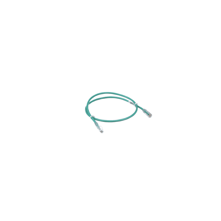Cable de Parcheo TX6, UTP Cat6, 24 AWG, CM, Color Verde, 9.14 Metros (30 Pies)