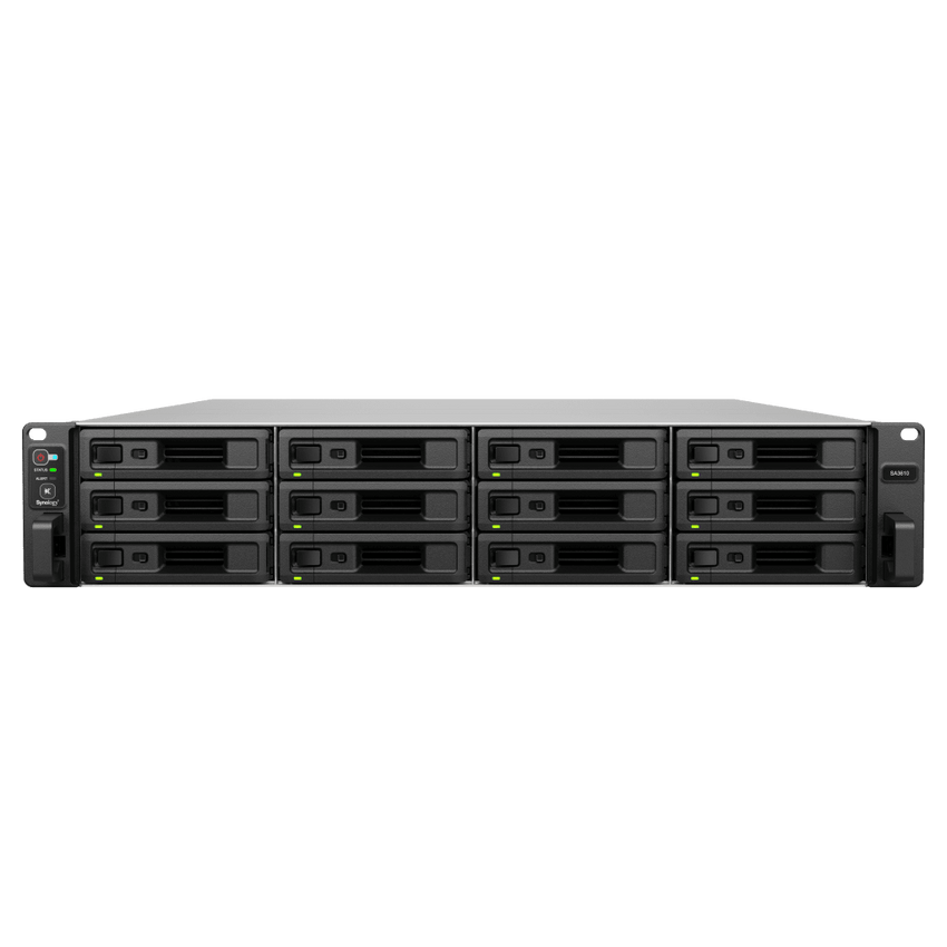 Servidor de Almacenamiento Synology SA3610 | Alta Escalabilidad | 12 Bahías | Hasta 1.728 PB de Capacidad | 6,200/3,000 MB/s Lectura/Escritura | 10GbE | RAID F1,0,1,5,6,10.