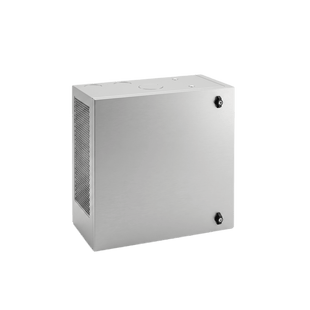 Gabinete de Pared L-Box 12U / Acero 1.9 mm / 1219 x 610 x 313 mm / Puerta L 120° / RAL 7035 / Rack 19"