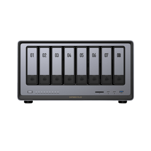 NAS UGREEN NASync DXP8800 Plus / Intel Core i5-1235U 10 Núcleos / 8 Bahías SATA + 2 M.2 NVMe / 2 Puertos 10GbE / Thunderbolt 4 / HDMI 8K / DDR5 Expandible 64GB / PCIe 4.0 x4