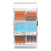 KIT DE MEDICIÓN DE ENERGÍA PARA 65A / 3x230-400 V / Modbus-M-Bus / Push-in CAGE CLAMP® / Display LCD Iluminado / Bluetooth® / Clase B / IP51-IP20