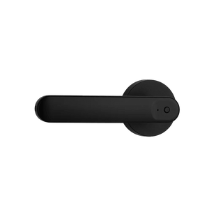 Cerradura de Palanca Inteligente / Entrada Sin Llave / Huella Dactilar + Código + Tarjeta / BLE 5.0 / App NGTeco Home / 100 Usuarios / Aleación de Aluminio Negro / Para Puertas 30-60 mm
