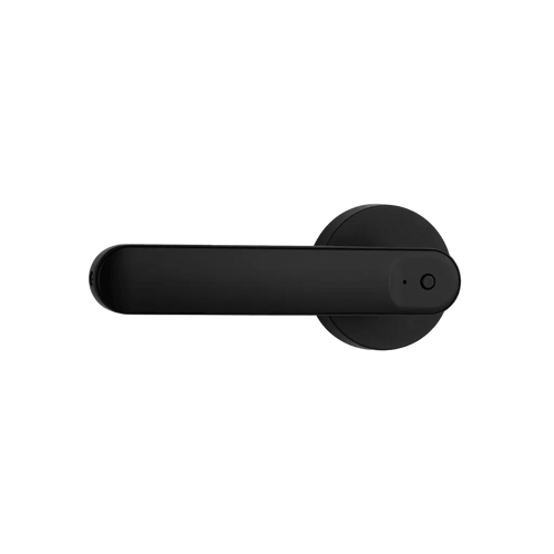 Cerradura de Palanca Inteligente / Entrada Sin Llave / Huella Dactilar + Código + Tarjeta / BLE 5.0 / App NGTeco Home / 100 Usuarios / Aleación de Aluminio Negro / Para Puertas 30-60 mm