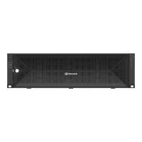 NVR de 64 canales / Soporta grabación hasta 32 MP / H.265 & Wisestream / Procesamiento 400 Mbps / 3 Puertos de Red / Raid 5-6 / 160 TB incluidos