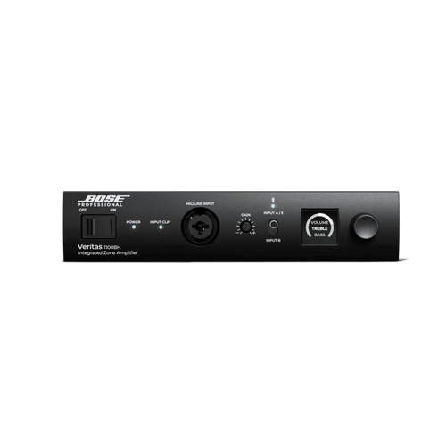 Amplificador Veritas | 1x100W | 70V-100V | Bluetooth 5.0 | DSP | Entradas Balanceadas y RCA | Alta Impedancia