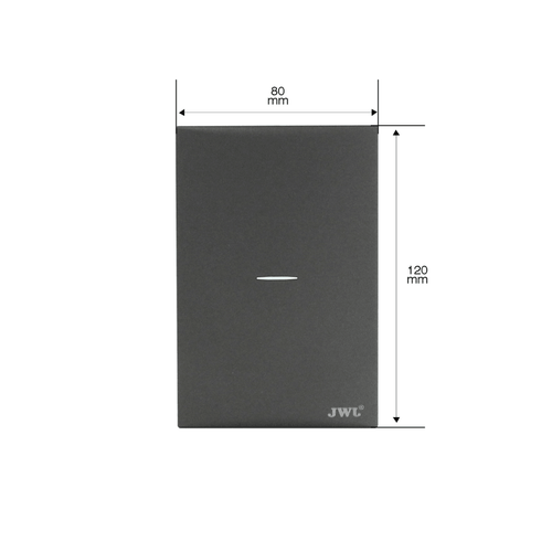 Placa con Interruptor Sencillo  10 A 127 V  60 Hz.