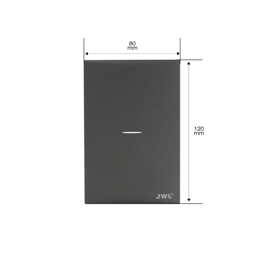 Placa con Interruptor Sencillo  10 A 127 V  60 Hz.
