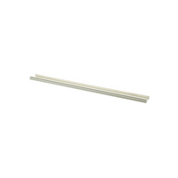 Base para canaleta T-45, de PVC rígido, con orificios perforados para montaje, 60.3 x 18.5 x 2400 mm, Color Blanco