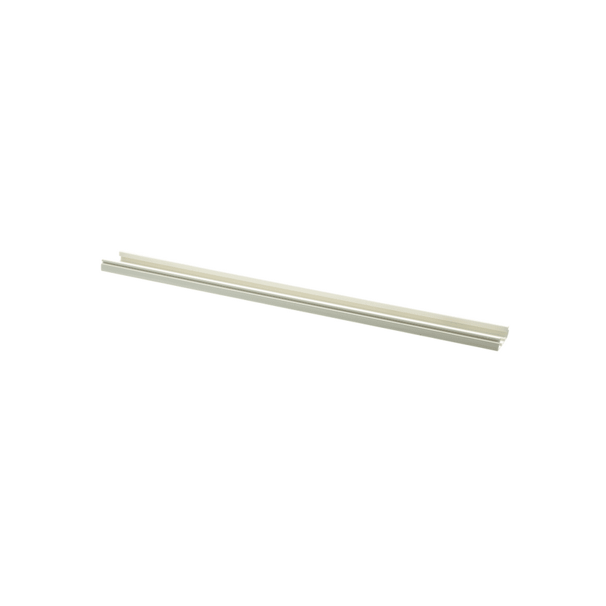 Base para canaleta T-45, de PVC rígido, con orificios perforados para montaje, 60.3 x 18.5 x 2400 mm, Color Blanco