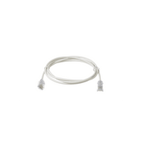 Cable de Parcheo TX6, UTP Cat6, Diámetro Reducido (28AWG), Color Blanco Mate, 4.57 Metros (15 Pies)