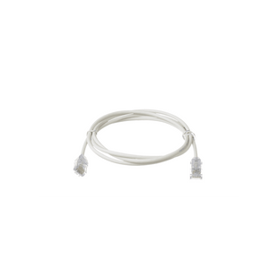 Cable de Parcheo TX6, UTP Cat6, Diámetro Reducido (28AWG), Color Blanco Mate, 4.57 Metros (15 Pies)