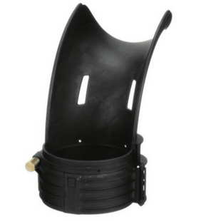 Conducto tipo cascada Tak-Ty™, 4 in, negro