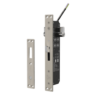 Cerradura eléctrica para puertas corredizas tipo gancho / apertura con llave ambos lados / IP65