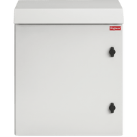 Gabinete Rack 12 UR ProTek Tipo 3R Exterior con Ventiladores y Termostato / 61.2 cm x 60 cm x 61 cm (24.09 in x 23.6 in x 24 in) / Acero Gris RAL 7035 / Protección IP32 IK10