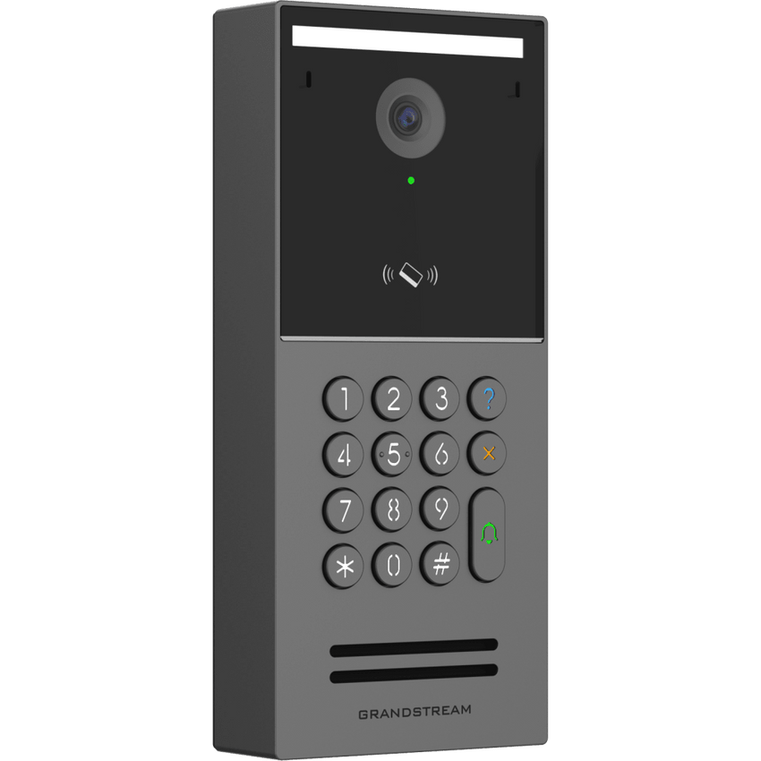 Videoportero IP Inteligente GDS3725 / 2K Ultra HD 1080p / Ángulo 127° / IA ISP con Análisis de Comportamiento / Lector RFID IC-ID NFC / Múltiples Métodos de Apertura / PoE Integrado / Protección IP66 IK10 / Interoper