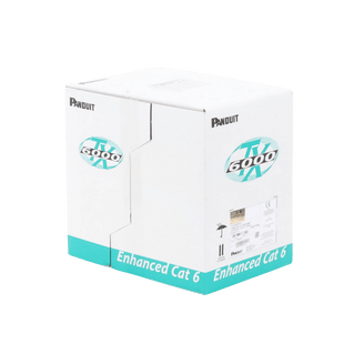 Bobina de Cable UTP 305 Metros (1000 Pies) de Cobre, TX6000? PanNet, Reelex, Naranja, Categoría 6 Mejorado (23 AWG), PVC (CM), de 4 Pares