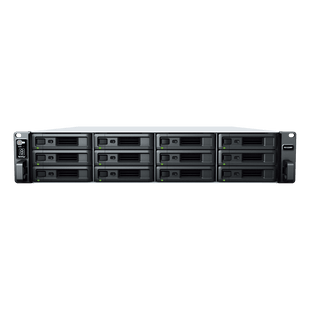 Unidad de Expansión RX1223RP | 12 Bahías HDD/SSD SATA 3.5" o 2.5" | Fuente de Alimentación Redundante | Compatible con Synology DSM | Plug-and-Play.