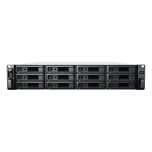 Unidad de Expansión RX1223RP | 12 Bahías HDD/SSD SATA 3.5" o 2.5" | Fuente de Alimentación Redundante | Compatible con Synology DSM | Plug-and-Play.