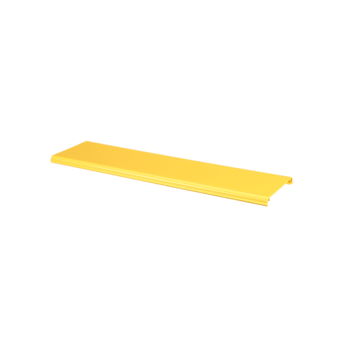 Tapa Con Bisagra a Presión Para Canaleta FiberRunner™ FR6X4YL6, de PVC Rígido, Color Amarillo, 10 ft. de Largo