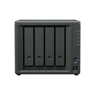 NAS Dispositivo de Protección de Datos Synology ActiveProtect DP340 | 14.5 TB de Capacidad de Copia de Seguridad | RAID 5 con 4 HDD de 8 TB | RAID 1 con 2 SSD de 400 GB | Puerto RJ-45 de 10 GbE | Protección contra Ransomware | Inmutabilidad