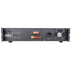 Amplificador de Audio | Bluetooth | 120 W | 6 Zonas con Control de Volumen Independiente | 70/ 100V COM | Montaje en Rack | Voceo y Musica Ambiental