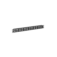 Panel de Parcheo Modular Mini-Com (Sin Conectores), Plano, Blindado, Alta Densidad, de 48 Puertos, 1UR