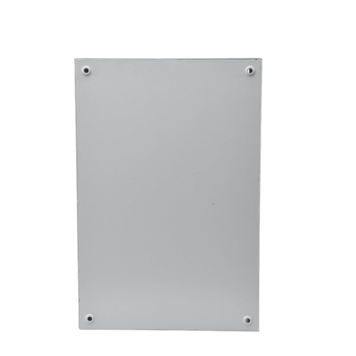 Gabinete de Acero, Nema 4 -IP 66 de 50 x 50 x 30 cm con Platina y certificado UL.